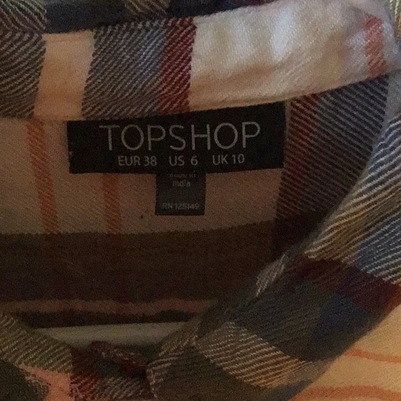 TOPSHOP flannel shirt - Picture 3 of 3